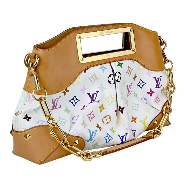 5 Louis Vuitton Judy MM Monogram Multicolor Bron 2way Handbag