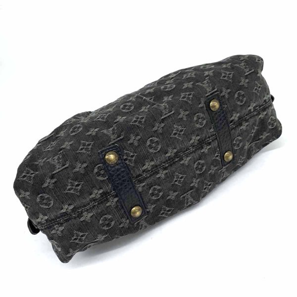 5 Louis Vuitton Neocabby MM Shoulder Bag Denim Monogram Black