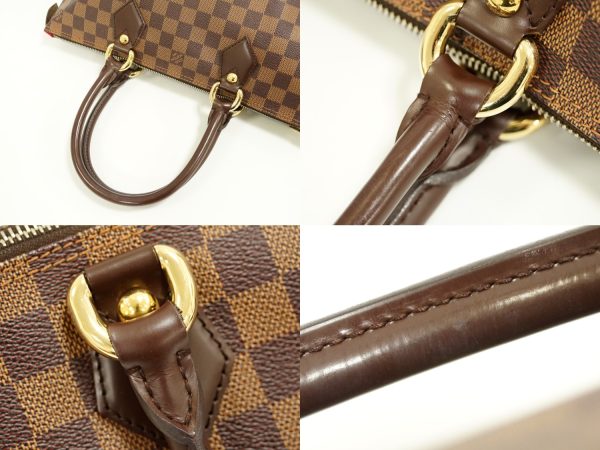 5 Louis Vuitton Saleya PM Damier Ebene Tote Bag Handbag Brown