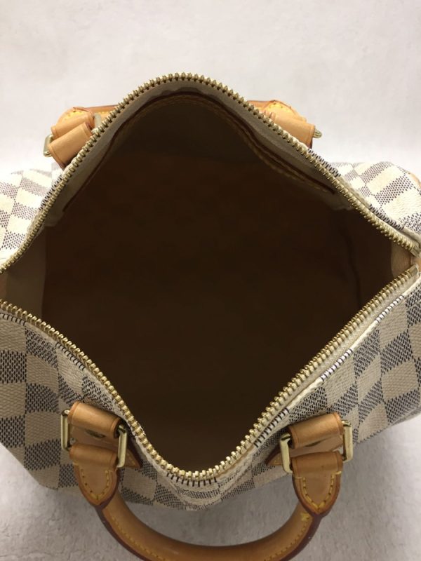 5 Louis Vuitton Speedy Bandouliere 25 Damier Azur Mini Boston