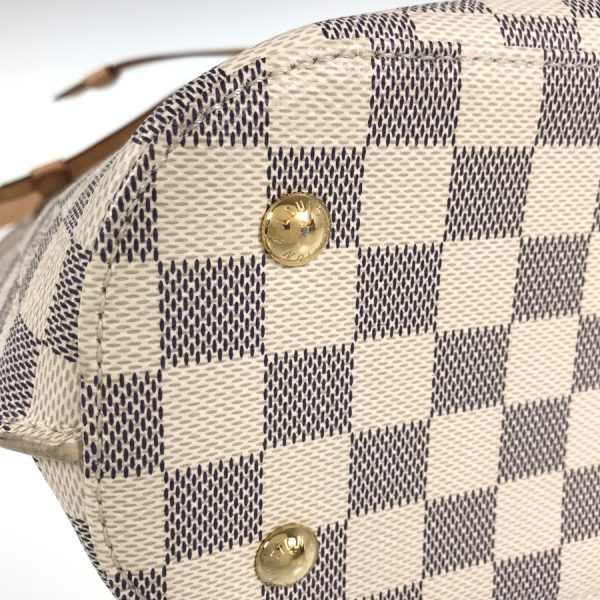 5 Louis Vuitton Damier Girolatta White Handbag