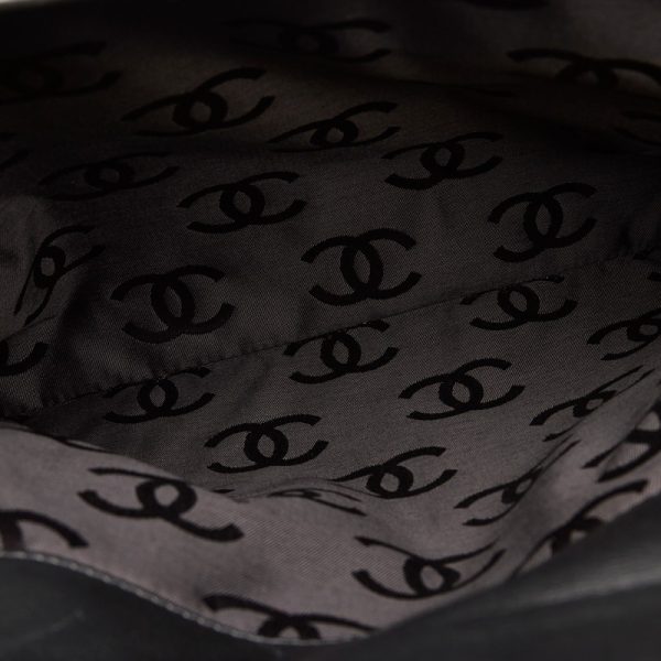 58mf8dnyvpglnmdz 5 Chanel Wild Stitch Tote Bag Black Leather