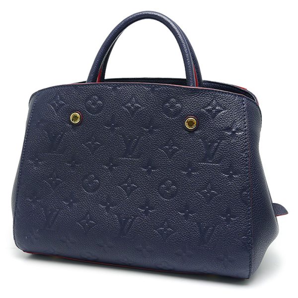 5h0426 2 Louis Vuitton Montaigne BB Monogram Emplant Handbag