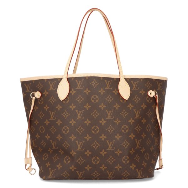 5l v16 00215 01 Louis Vuitton Neverfull MM Brown Monogram Canvas