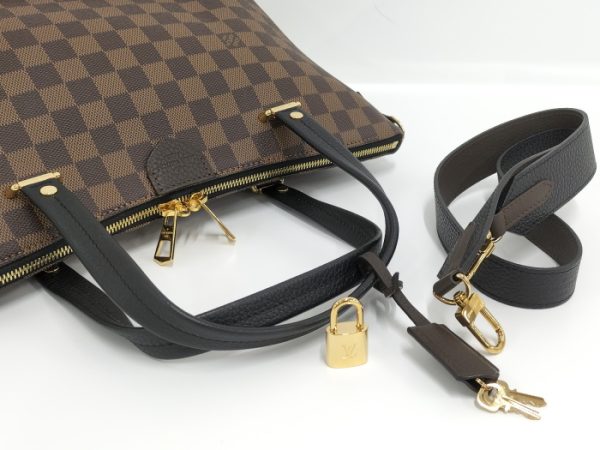 6 Louis Vuitton Hyde Park 2 Way Shoulder Bag Damier Ebene