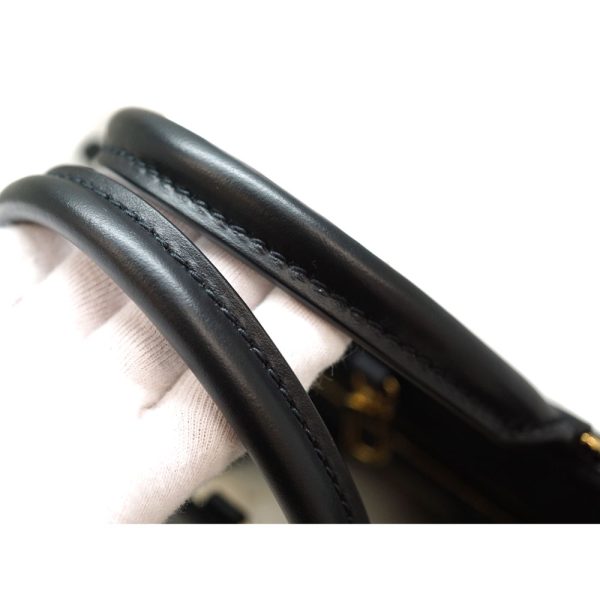 6 Louis Vuitton On The Go PM 2way Bag Black Noir Leather Amplant