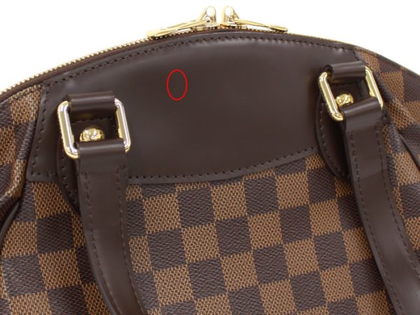 6 Louis Vuitton Verona PM Handbag Damier Leather Ebene Brown