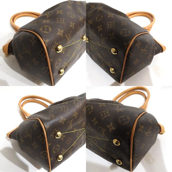 6 Louis Vuitton Bag Tivoli PM Monogram AB Rank Hand Brown