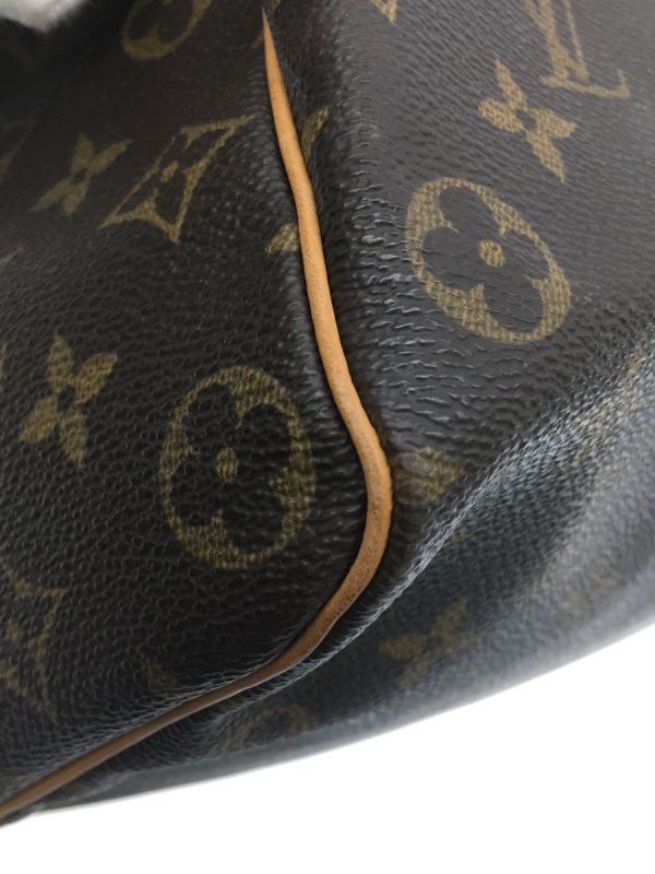 6 Louis Vuitton Speedy 35 Monogram Hand Bag PVC Brown