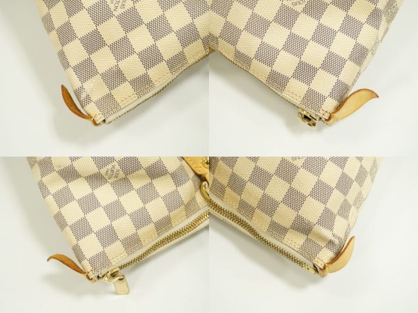 6 Louis Vuitton Saleya MM Damier Azur Tote Bag Handbag