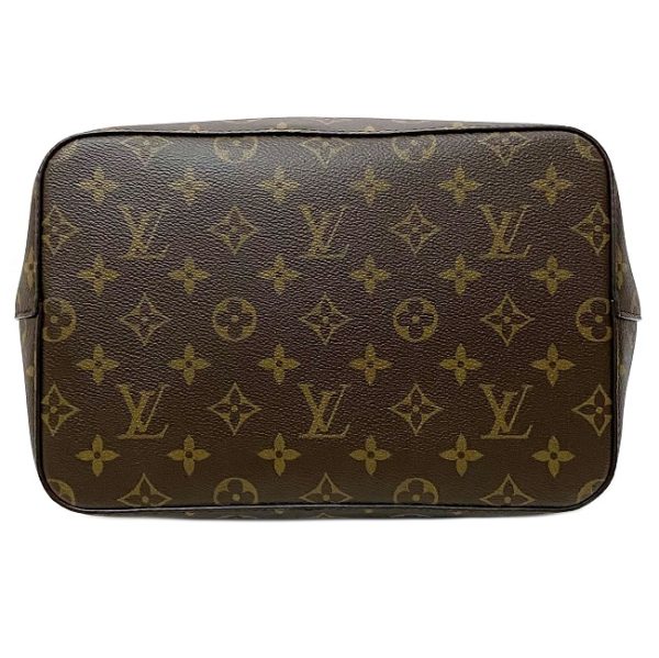 6 Louis Vuitton Shoulder Bag Neonoe Brown Red Coquelicot Monogram