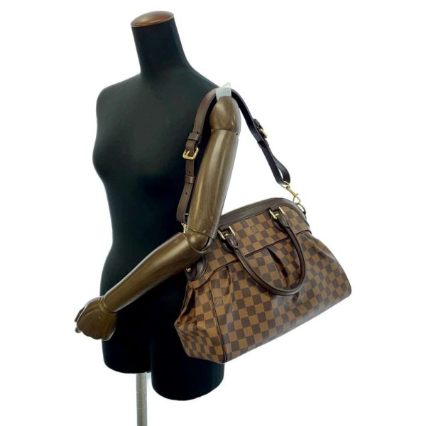 6 Louis Vuitton Handbag Damier Ebene Trevi PM 2way Shoulder Bag