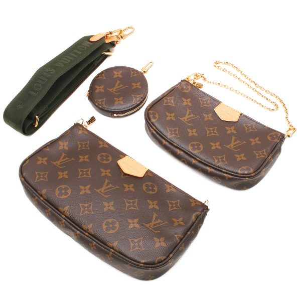 6 Louis Vuitton Multi Pochette Accessories Monogram Shoulder Bag