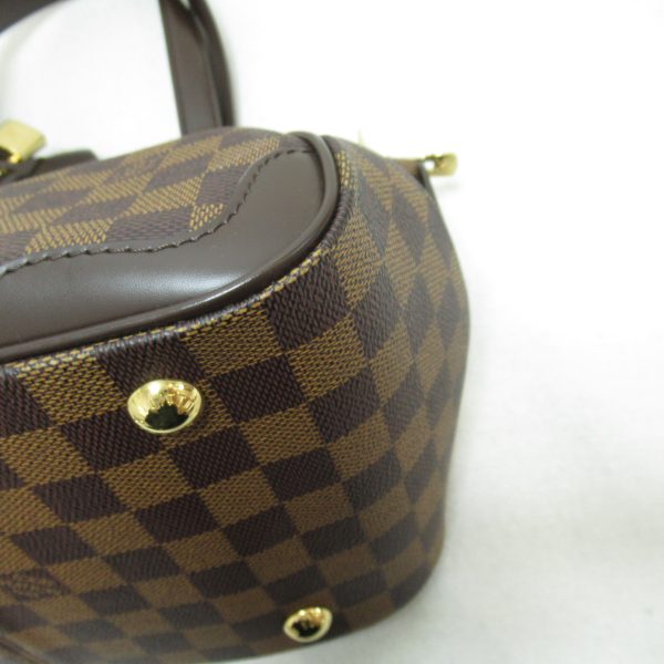 6 Louis Vuitton Verona PM Shoulder Bag Canvas Damier Ebene Brown