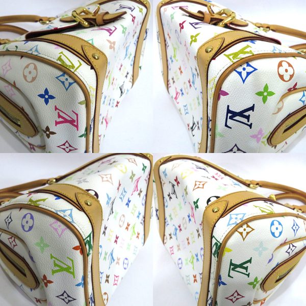 6 Louis Vuitton Monogram Priscilla Bag Multicolor White