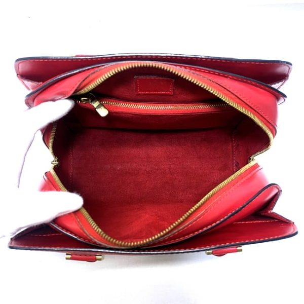 6 Louis Vuitton Pont Neuf Leather Bag Red