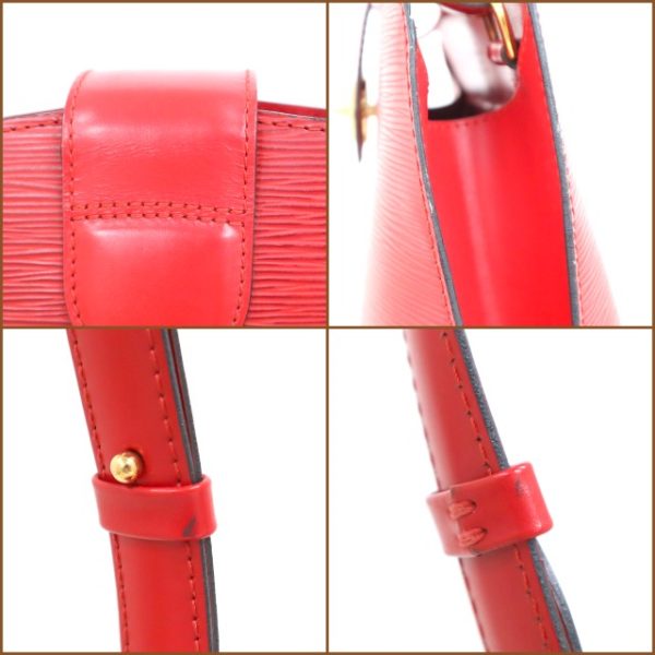 6 Louis Vuitton Cline Shoulder Bag Castilian Red Epi