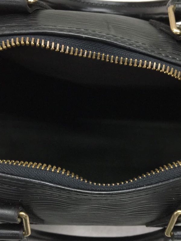 6 Louis Vuitton Speedy 25 Epi BLK Leather Black