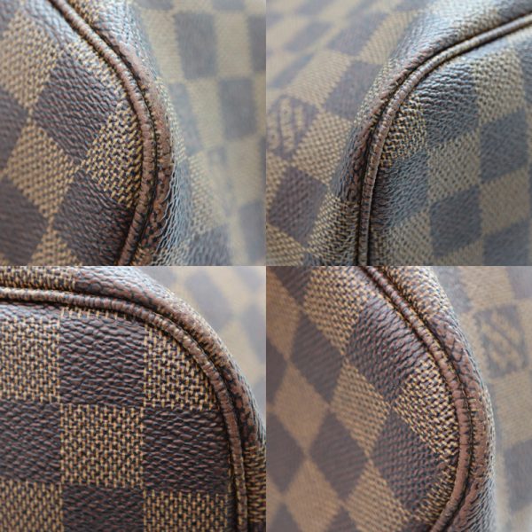 6 Louis Vuitton Neverfull MM Damier Ebene Brown