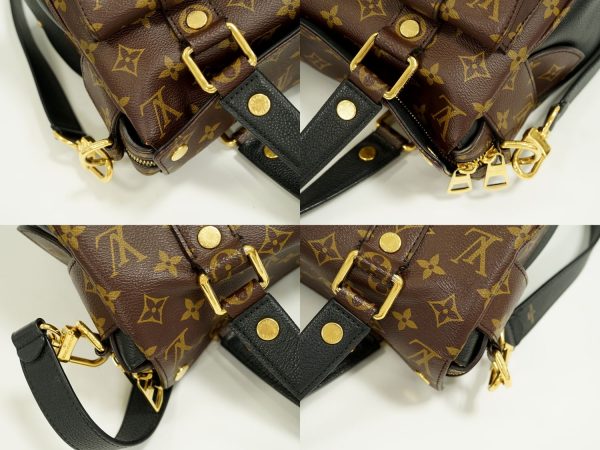 6 Louis Vuitton Manhattan Monogram Leather Shoulder Bag