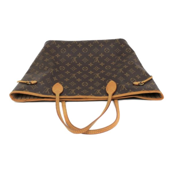 6 Louis Vuitton Neverfull MM Handbag Tote Bag Monogram Brown