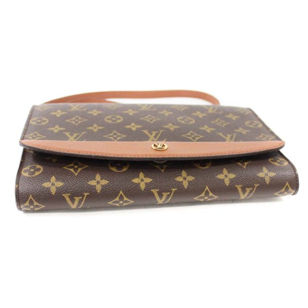 6 Louis Vuitton Monogram Bordeaux Shoulder Clutch Bag Shoulder Bag Brown