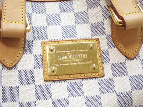 6 Louis Vuitton Damier Azur Hampstead PM Tote Bag