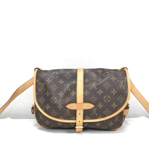 69837 2 Louis Vuitton Saumur 30 Shoulder Bag Monogram Brown