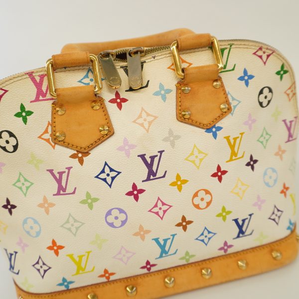 7 Louis Vuitton Handbag Monogram Multicolor Alma