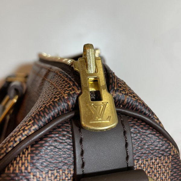 7 Louis Vuitton Speedy Bandouliere 25 Damier Boston Bag Brown