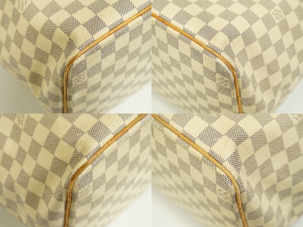 7 Louis Vuitton Saleya MM Damier Azur Tote Bag Handbag