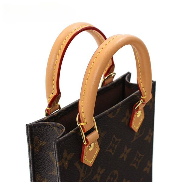 7 Louis Vuitton Petite Sac Plat Monogram Canvas Shoulder Bag