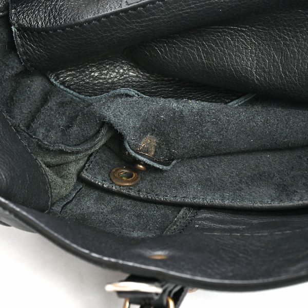 7 Balenciaga Mini Paper Handbag Kataoshi Leather Black