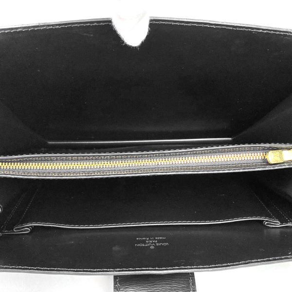 7 Louis Vuitton Capucines Shoulder Bag Epi Noir Black