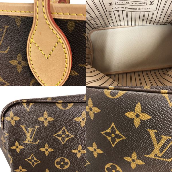 7 Louis Vuitton Neverfull MM Monogram Tote Bag