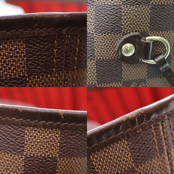 7 Louis Vuitton Neverfull MM Damier Ebene Brown