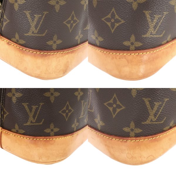 7 Louis Vuitton Alma Monogram Handbag Dark Brown