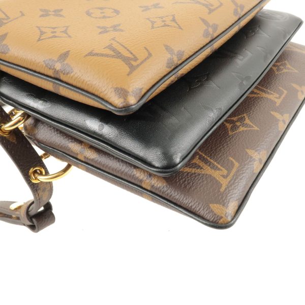 7 Louis Vuitton Monogram Reverse Pochette LV3 Shoulder Bag