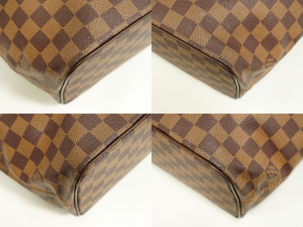 7 Louis Vuitton Saleya PM Damier Ebene Tote Bag Handbag Brown