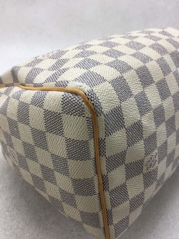 7 Louis Vuitton Speedy Bandouliere 25 Damier Azur Mini Boston