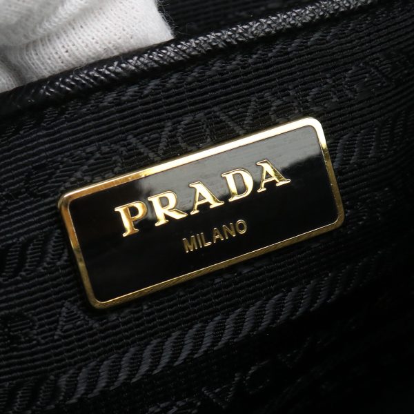 7 Prada Galleria Handbag Brand Leather Black