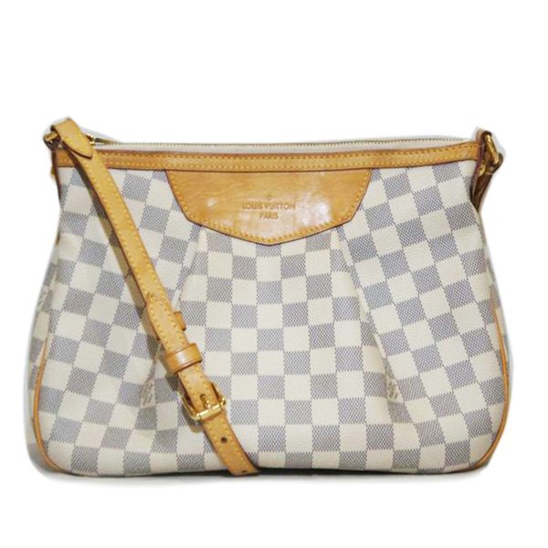 71815 1 1 Louis Vuitton Siracusa PM Damier Azur Shoulder Bag