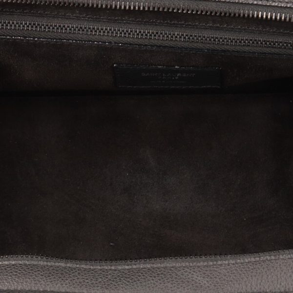 8 Yves Saint Laurent Cavalive Gauche Shoulder Bag Leather Black