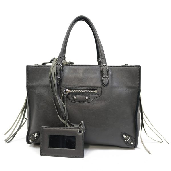 8 Balenciaga Paper Handbag Gray