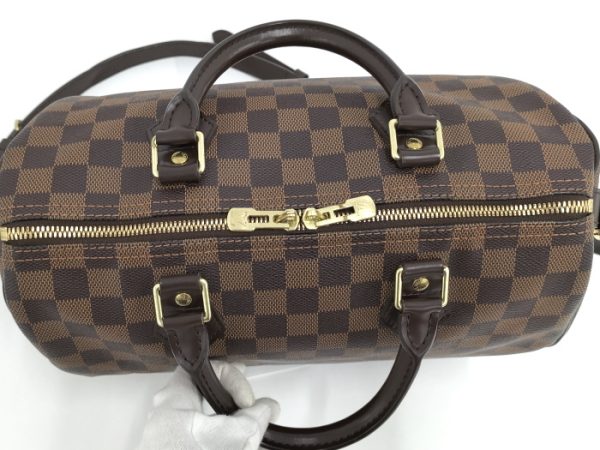 8 Louis Vuitton Speedy Bandouliere 30 2 Way Shoulder Bag Damier Ebene