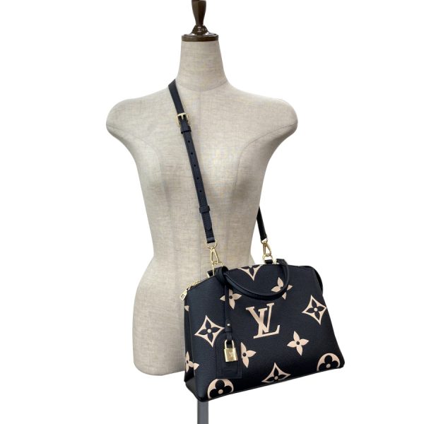 8 Louis Vuitton Petit Palais PM Handbag Shoulder Bag Monogram Black