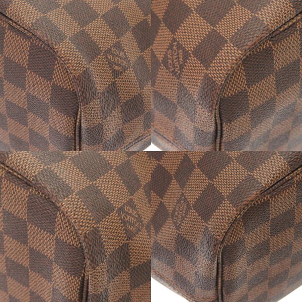 8 Louis Vuitton Damier Neverfull MM Tote Bag Brown