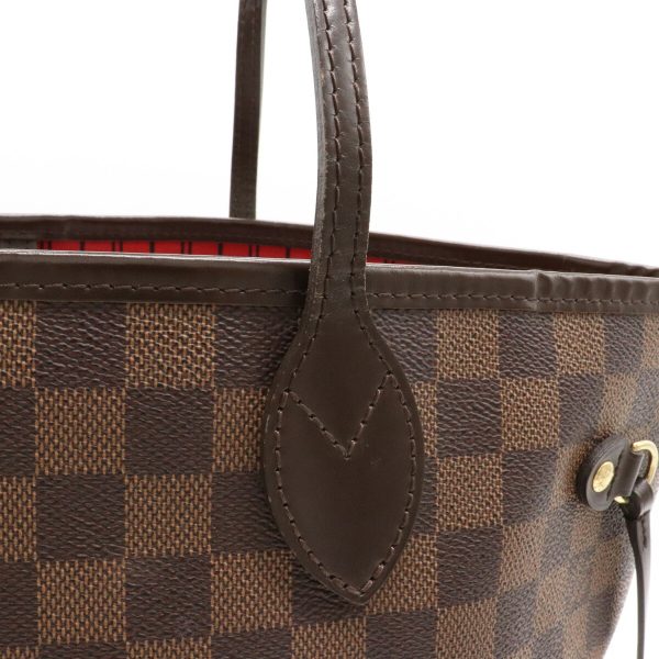 8 Louis Vuitton Damier Neverfull MM Tote Bag Shoulder Bag Shoulder Tote With Pouch