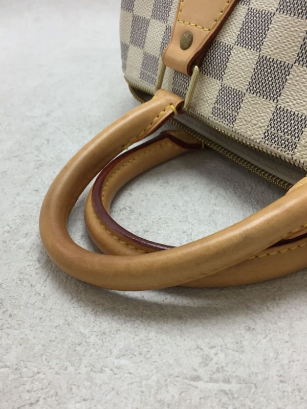 8 Louis Vuitton Speedy Bandouliere 25 Damier Azur Mini Boston