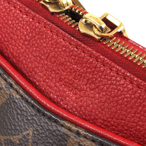 8 Louis Vuitton Pallas Monogram Cerise Brown